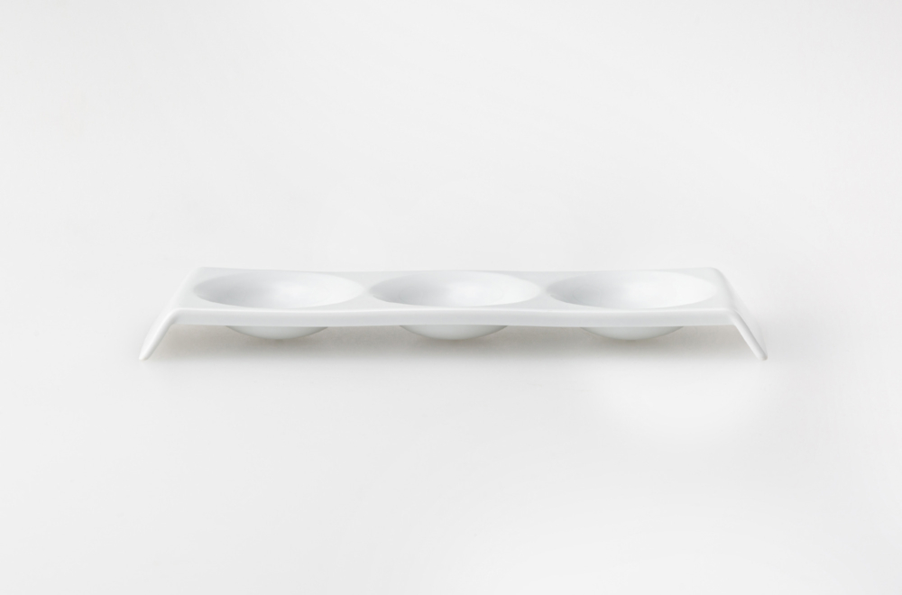 三口醤油皿 | 波佐見焼のOEM オンラインショップ｜アイユー（aiyu）