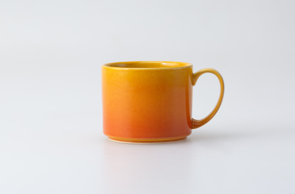 冷静と情熱 マグ（中）オレンジ | 波佐見焼のOEM オンラインショップ