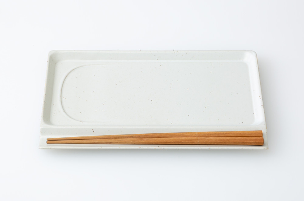 焼き締め　板皿　未使用 重宝皿ロング アースホワイト | 波佐見焼のOEM オンラインショップ