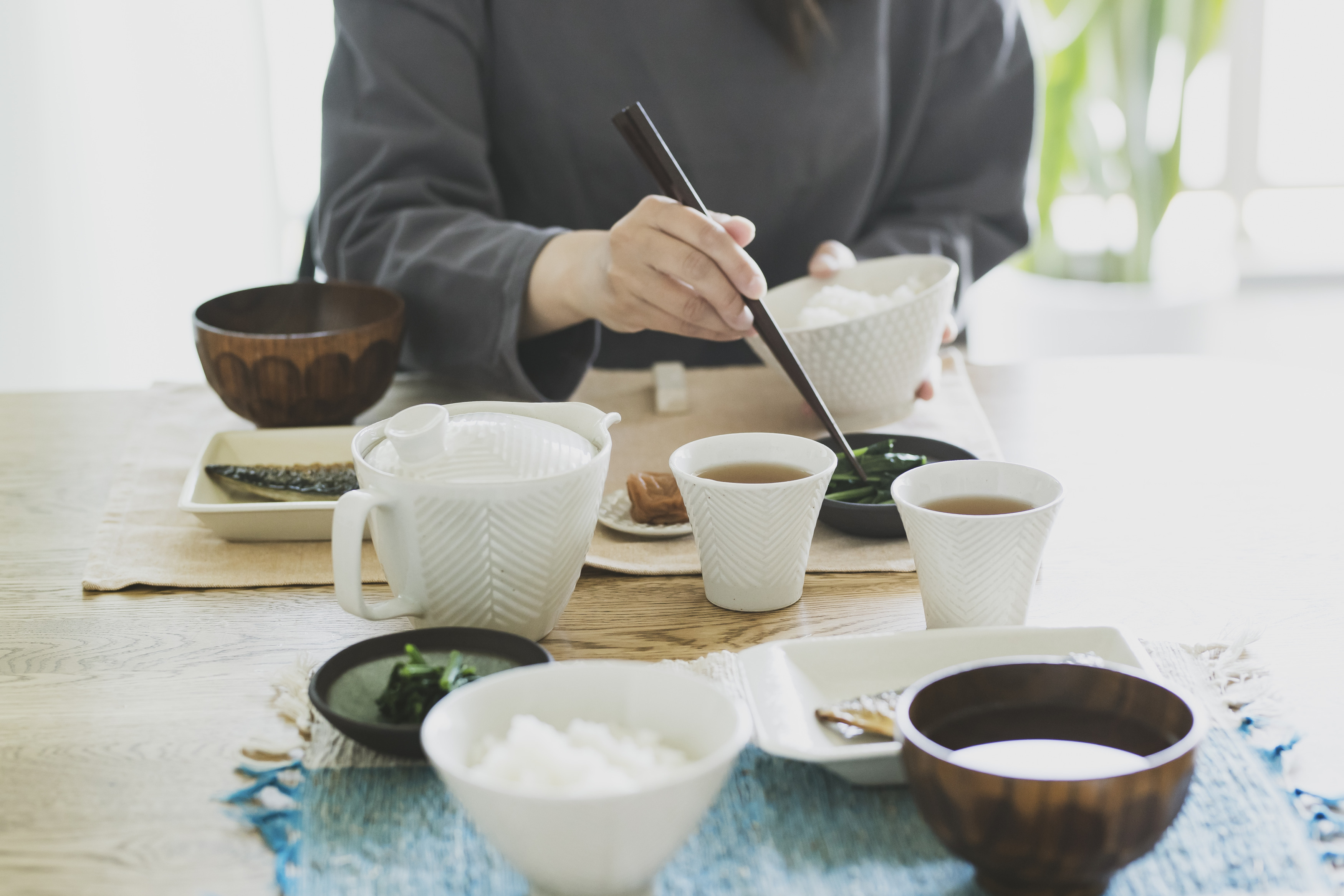 40_茶碗_プレート_朝食