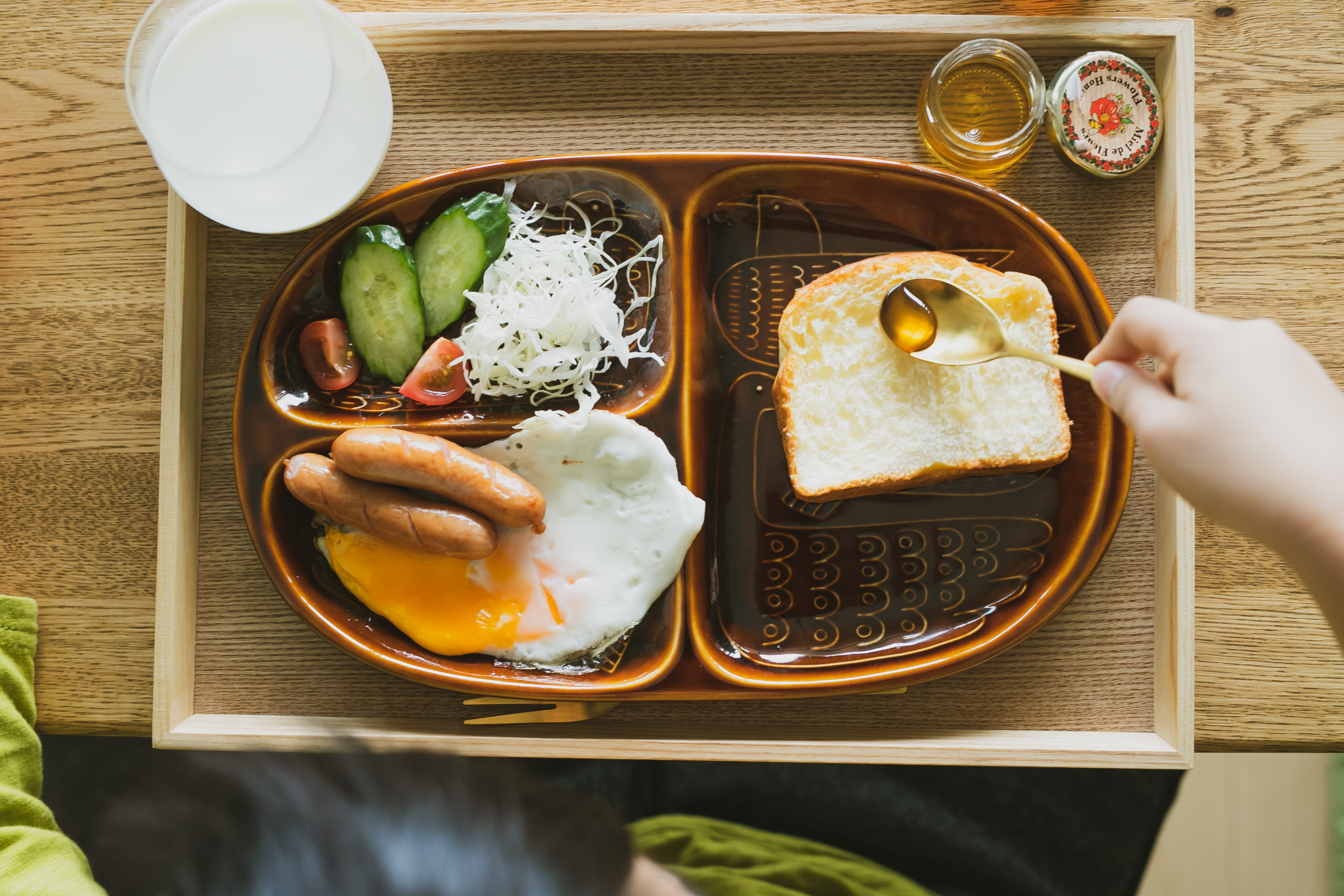 44_bird_プレート_朝食