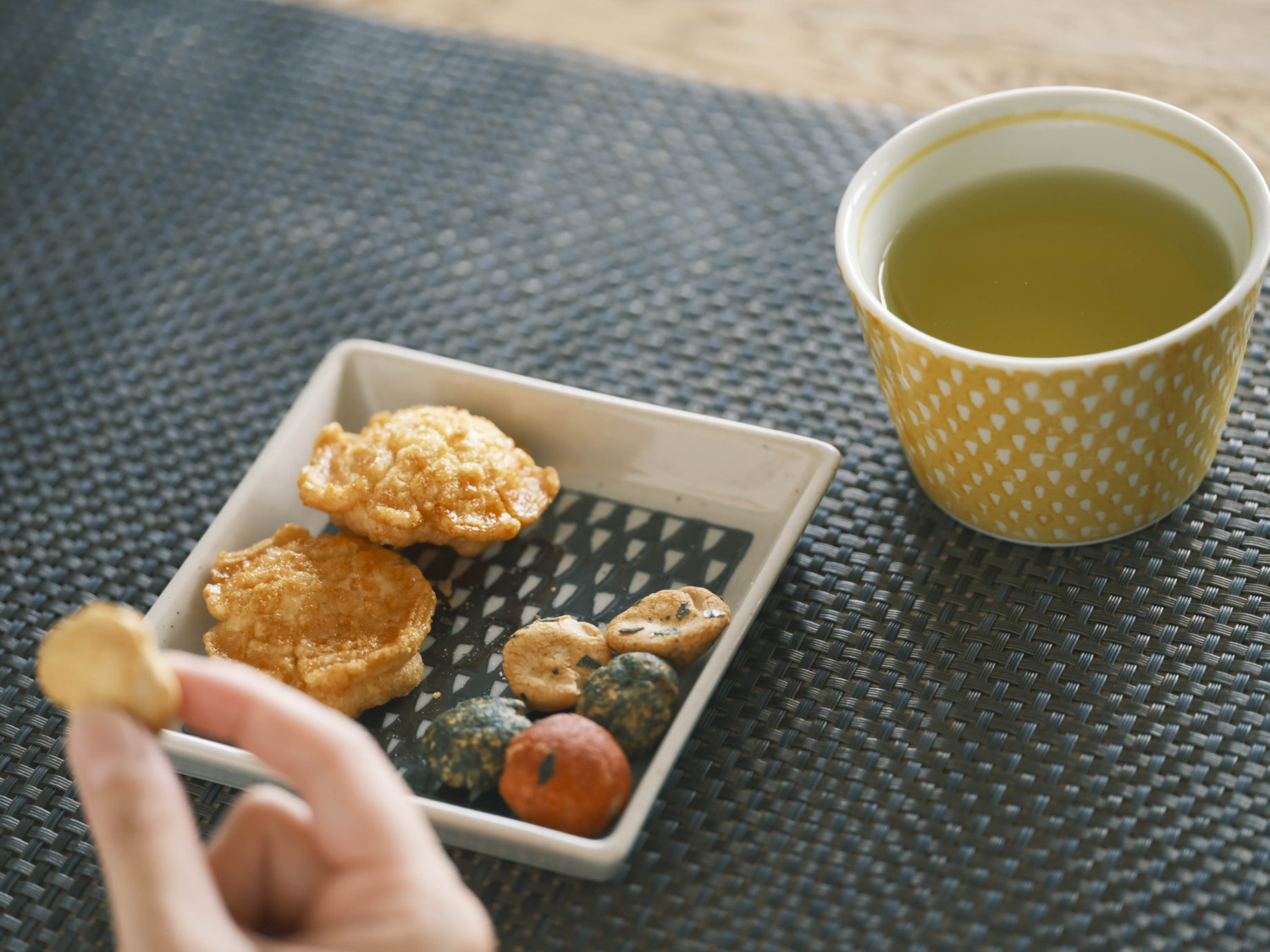 orime_鹿の子正角皿BR