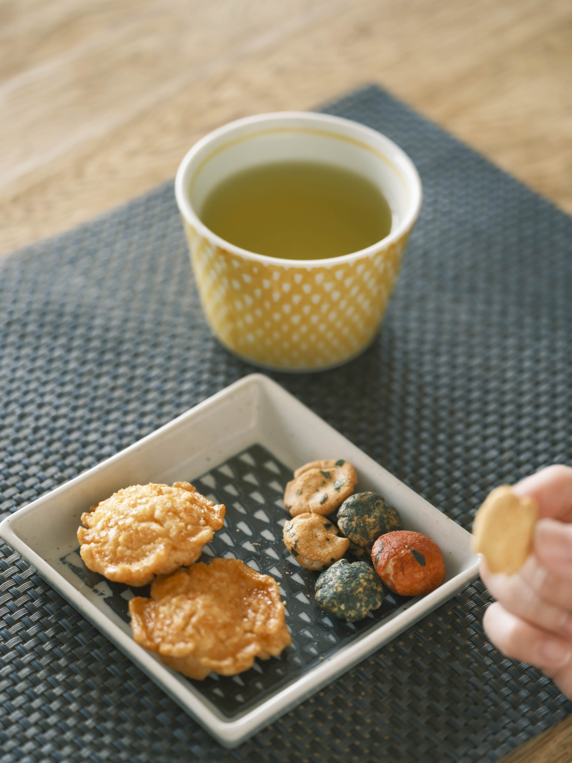 orime_鹿の子正角皿BR