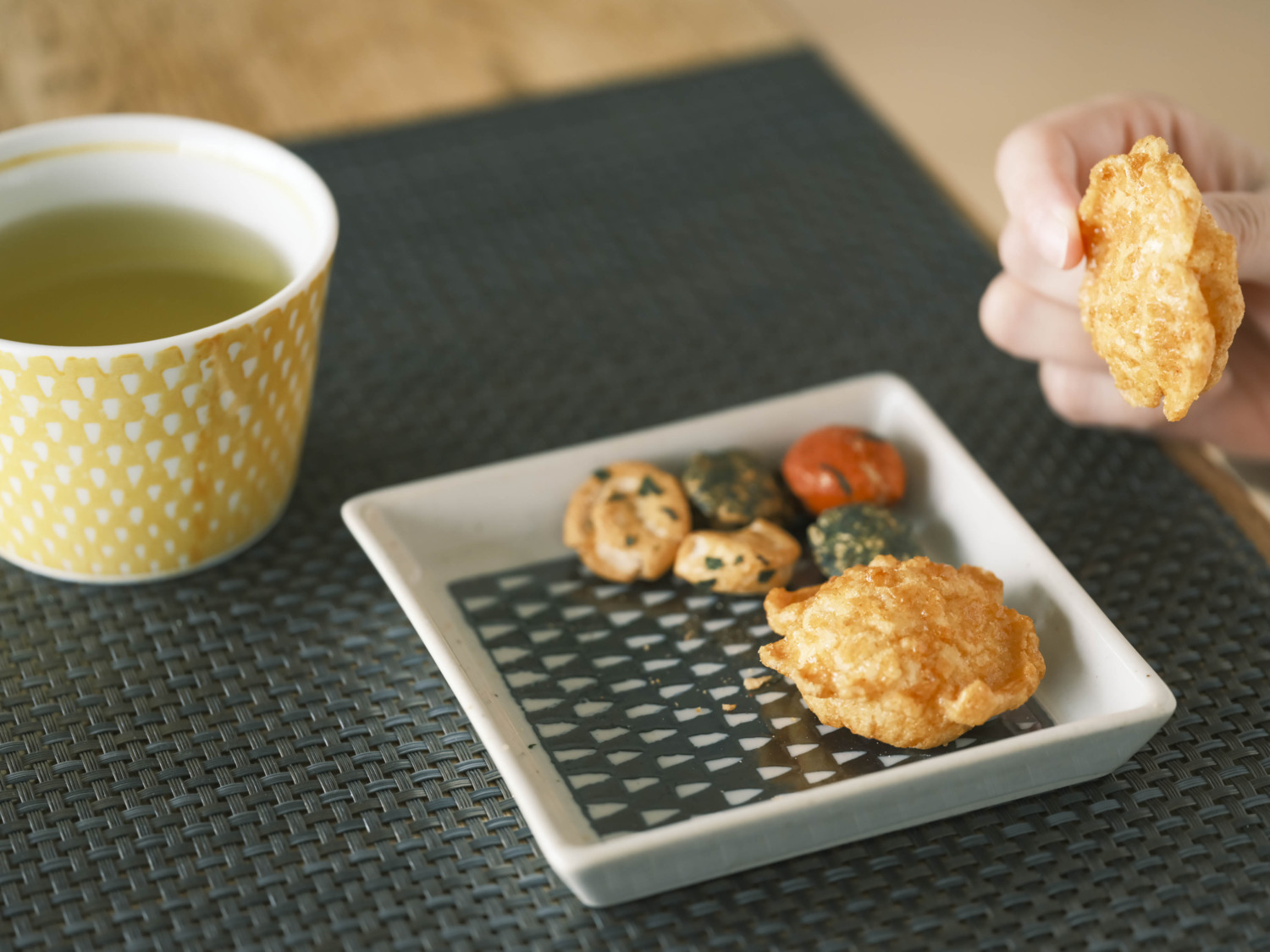 orime_鹿の子正角皿BR