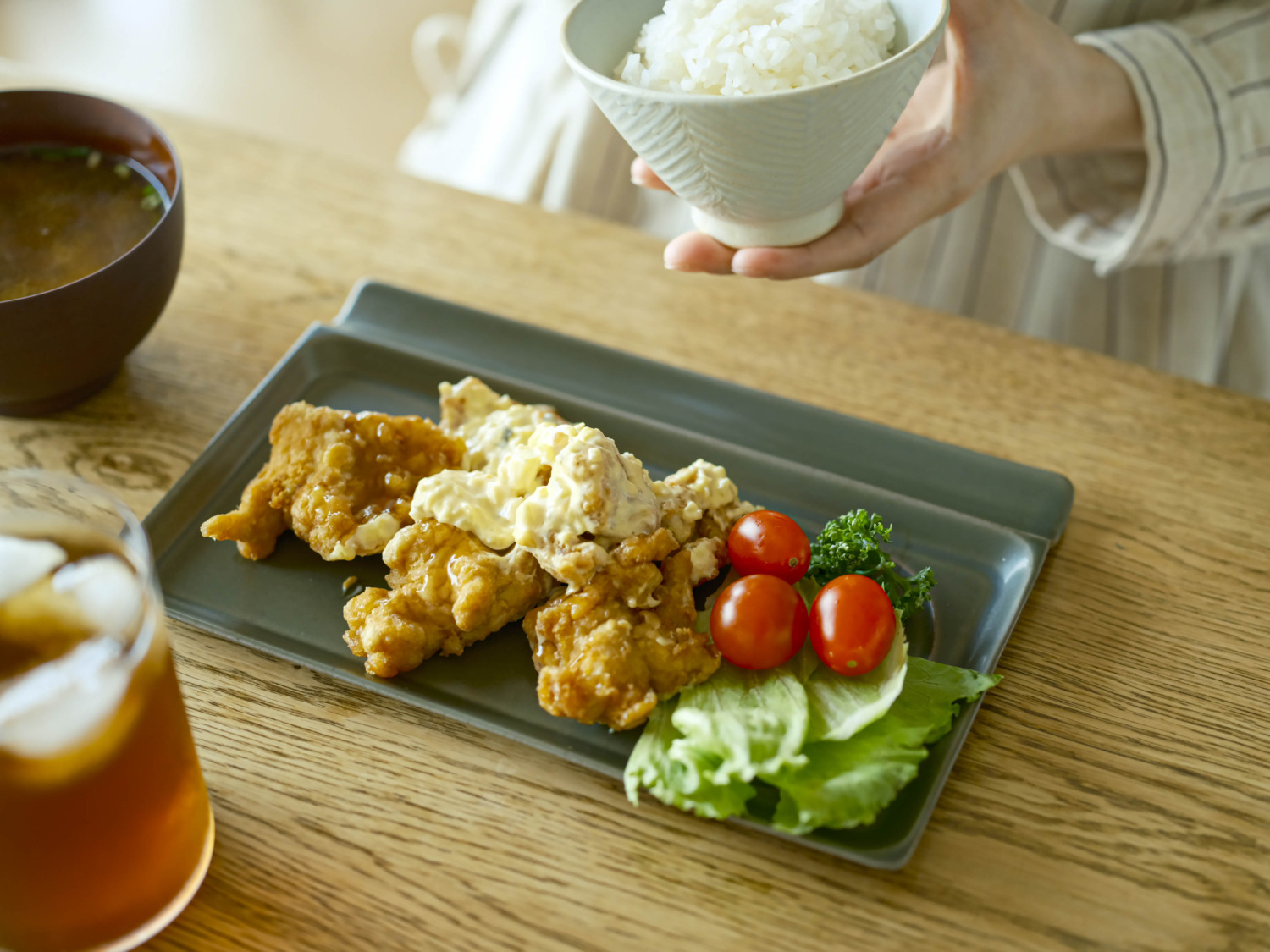 重宝皿ロング_アースカーキ_チキン南蛮